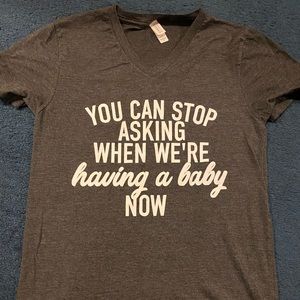 Cute maternity t shirt